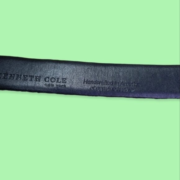 Kenneth Cole Men's Belt Size 42 Genuine Leather Black - Picture 4 of 4